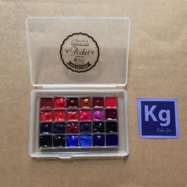 Màu nhũ pocket, màu nước pocket theo tone các hãng