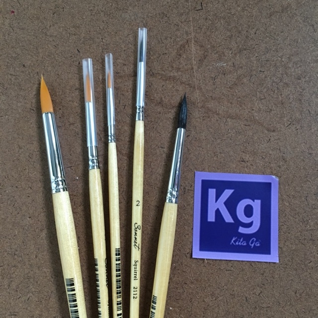 Cọ vẽ Sonnet và cọ trắng WNs hãng Nevskaya Palitra của Nga