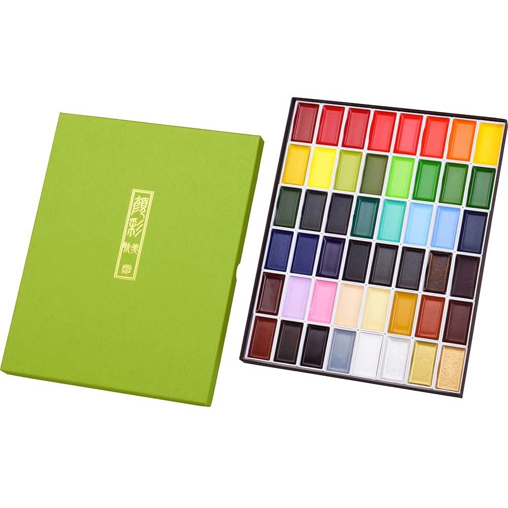 Màu nước Gansai Tambi Kuretake 48 màu Nhật Bản