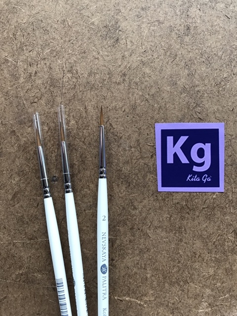 Cọ vẽ lông chồn Kolinsky lông sóc cao cấp Nevskaya palitra Nga vẽ màu nước acrylic sơn dầu vẽ nail (hãng Whitenights)