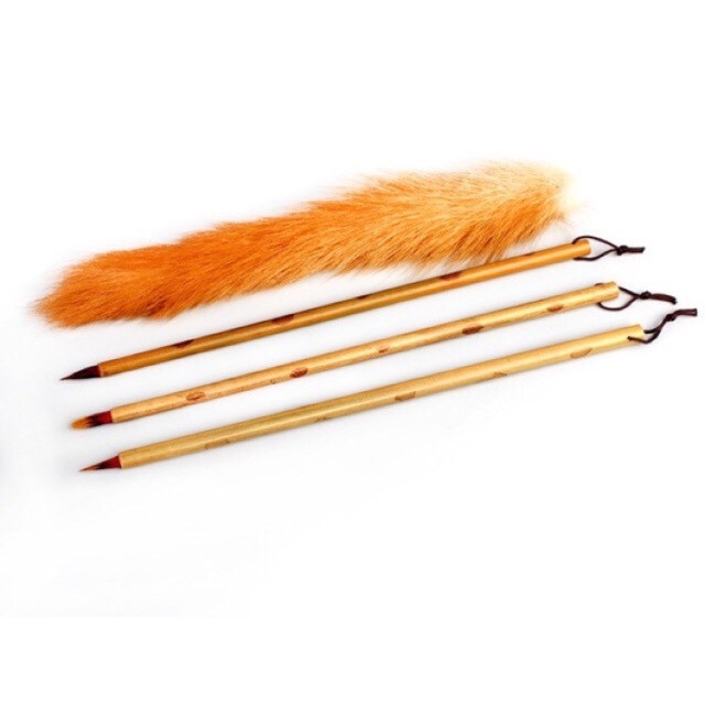 Cọ Trung: Tiểu hồng mao, Bạch Vân ,kiêm hào...