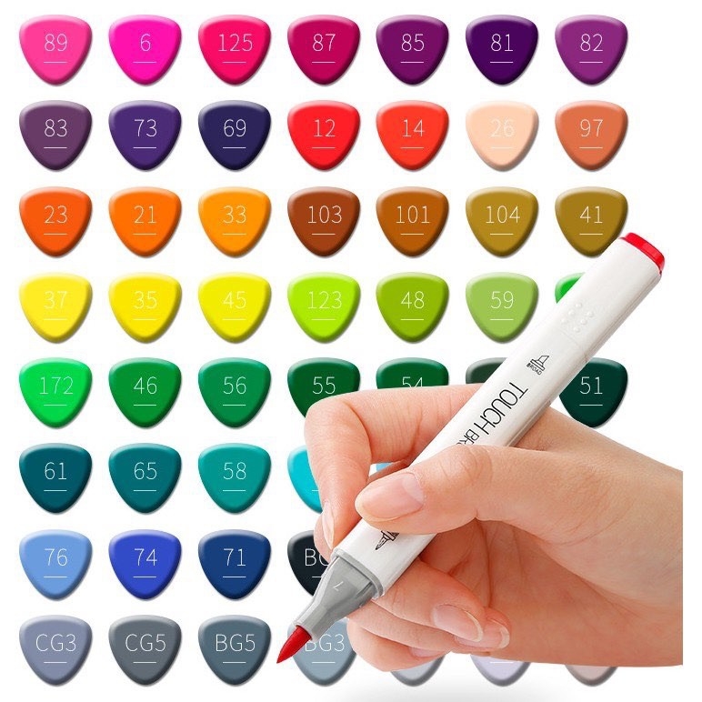 (P1) Bút lông Maker Touch Soft Head 218 màu