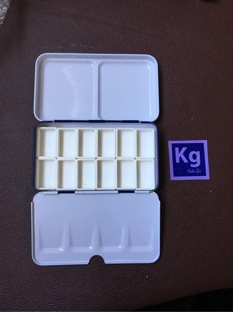 Hộp thiếc gập 3 mini rỗng đáy trơn