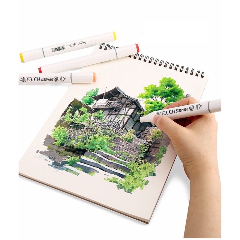 Set Màu dạ bút lông Marker Touch Soft Head