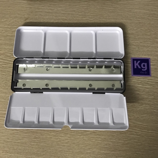 Hộp thiếc gập 3 chuyên dụng đựng màu dạng pan