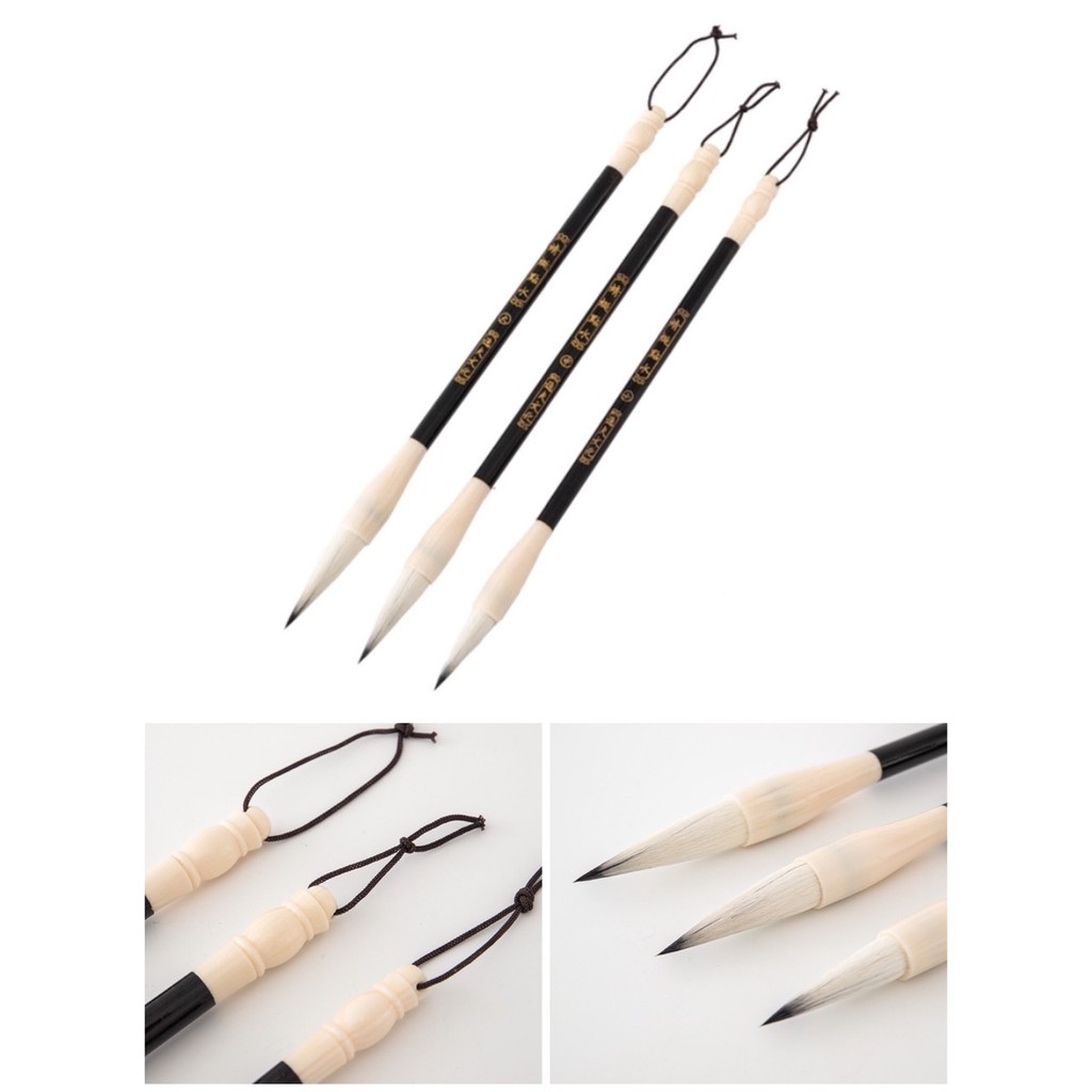 Cọ Trung: Tiểu hồng mao, Bạch Vân ,kiêm hào...