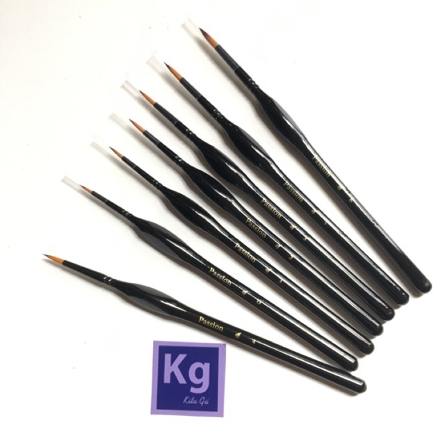 Cọ tỉa PASSION ke nét vẽ màu nước Gouache Acrylic ...