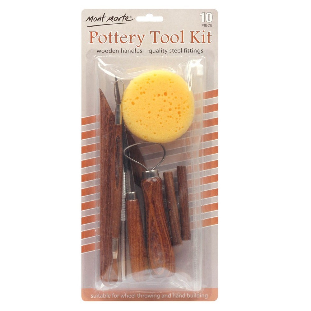 Đất sét tự khô và dụng cụ làm đất sét Mont Marte