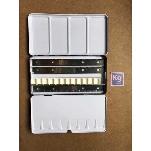 Hộp thiếc gập 3 chuyên dụng đựng màu dạng pan