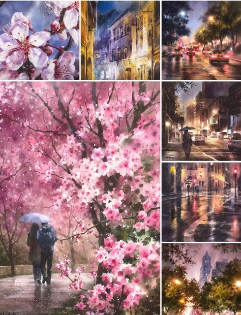 ✨Sennelier 10ml 98+2 Hộp gỗ ✨ Màu nước cao cấp Sennelier Pháp