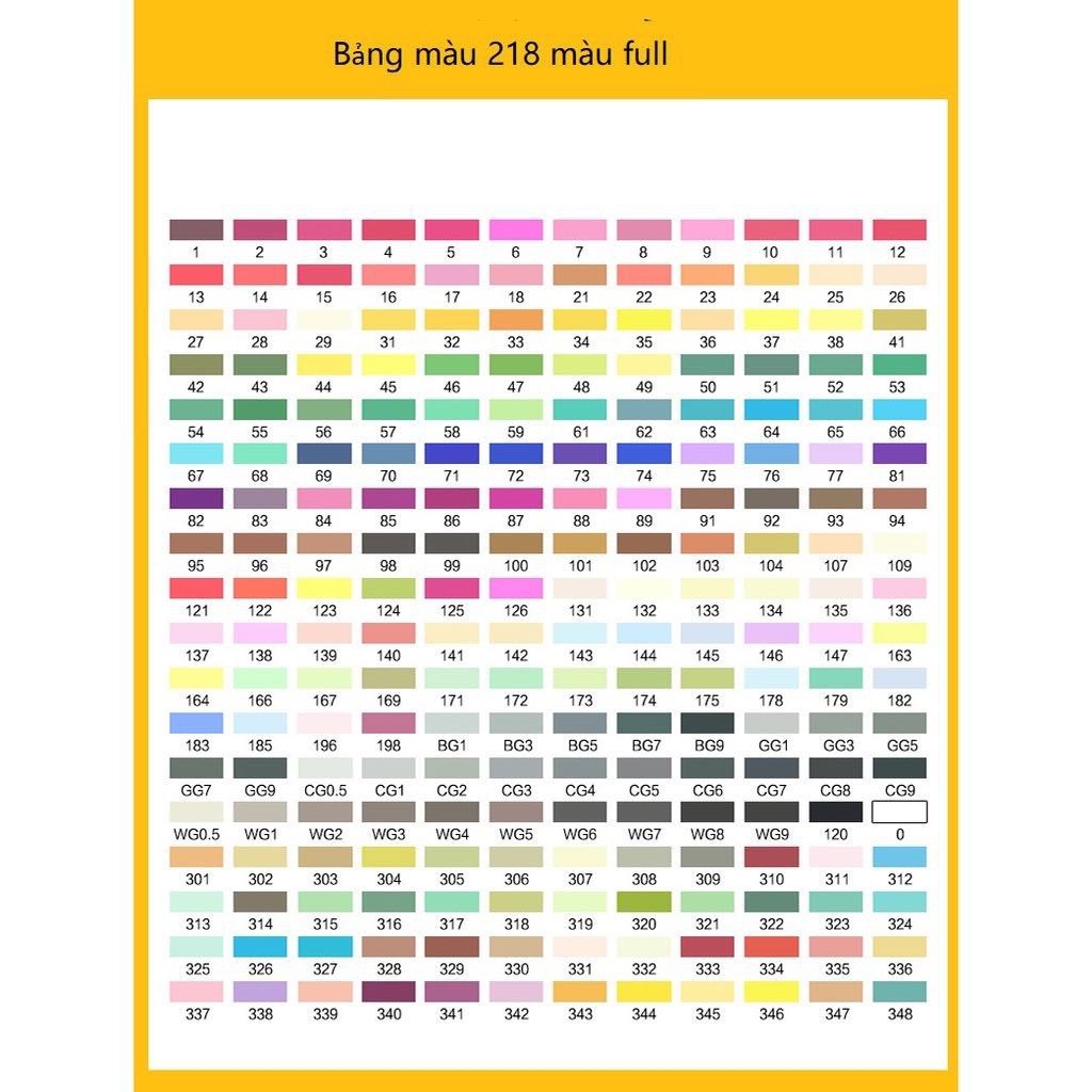 (P1) Bút lông Maker Touch Soft Head 218 màu