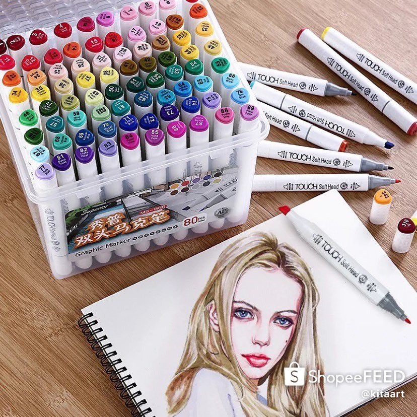 Bút Marker Touch Soft Head - mã màu Da