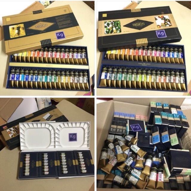 Bộ 24 34 36 7ml 15ml Màu nước Mijello Mission Gold Hàn Quốc