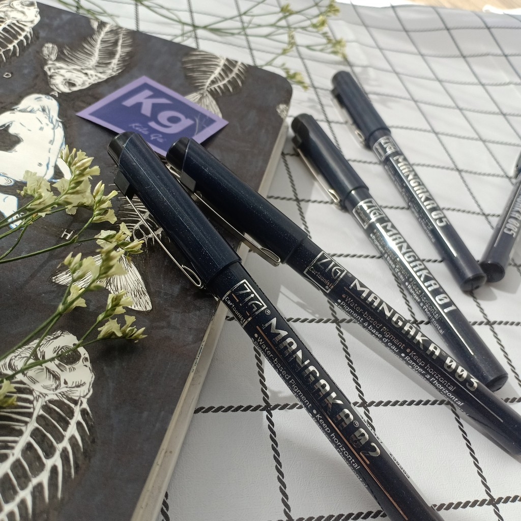 Bút line nét Zig Mangaka Nhật Bản