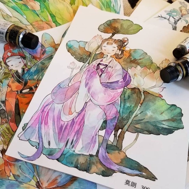 Bộ 24 34 36 7ml 15ml Màu nước Mijello Mission Gold Hàn Quốc