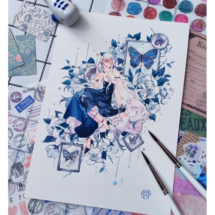 Giấy vẽ màu nước Leyton 300gsm 100% cotton