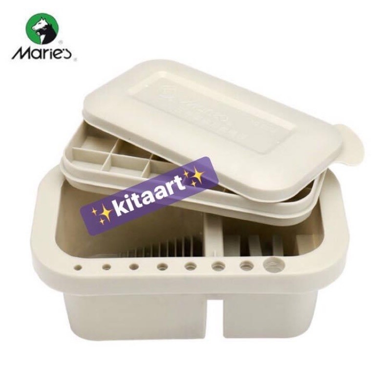 Xô rửa cọ chuyên dụng Maries (xám) Montmarte (xanh) Miya gấp (xanh)