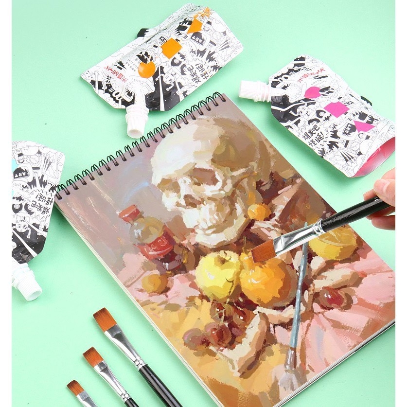 Túi refill màu Gouache Miya 100ml P2