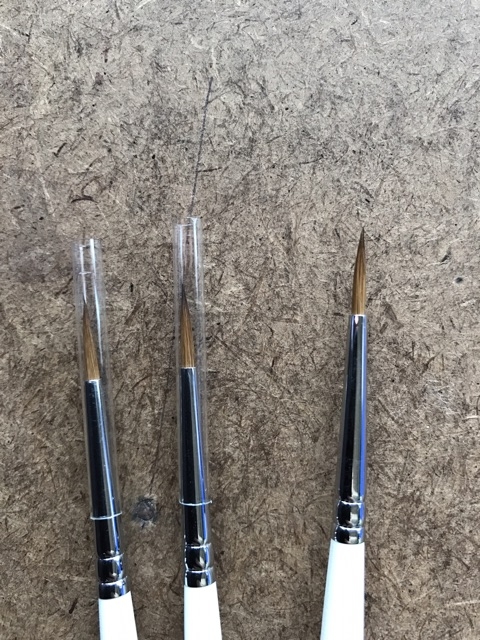 Cọ vẽ lông chồn Kolinsky lông sóc cao cấp Nevskaya palitra Nga vẽ màu nước acrylic sơn dầu vẽ nail (hãng Whitenights)