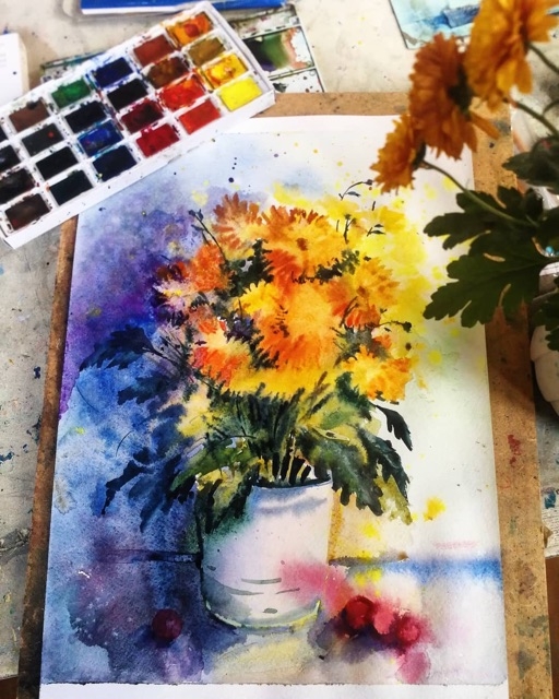 Màu nước Sonnet hãng Neva Palette ( JSC Nevskaya palitra )