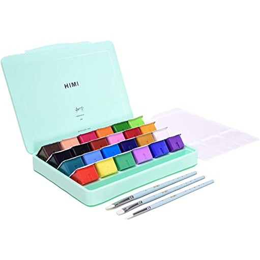 Màu GOUACHE HIMI dạng thạch ( 18/24 màu)