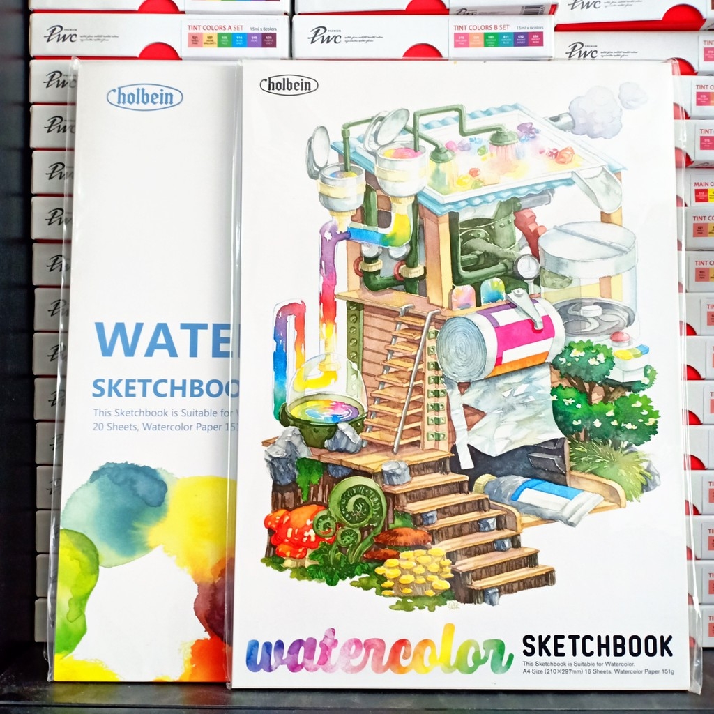 Giấy vẽ màu nước chuyên nghiệp Holbein Nhật Bản