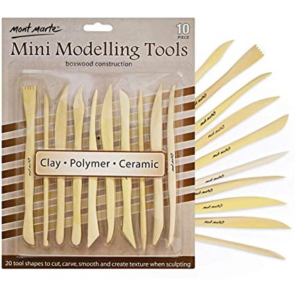 Đất sét tự khô và dụng cụ làm đất sét Mont Marte