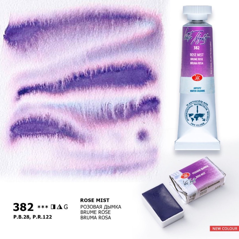 2022 2023 New Màu tách lớp White Nights tube 10ml và pocket