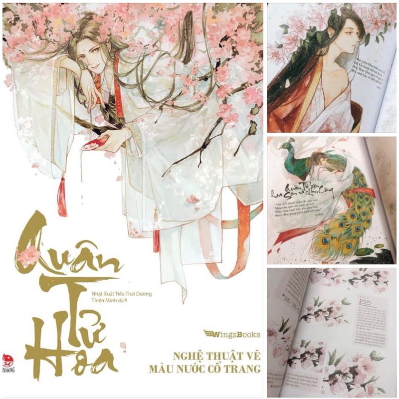❄❄Quân Tử Hoa- Mỹ Nữ Hoa - Nghệ thuật vẽ màu nước cổ trang ❄❄
