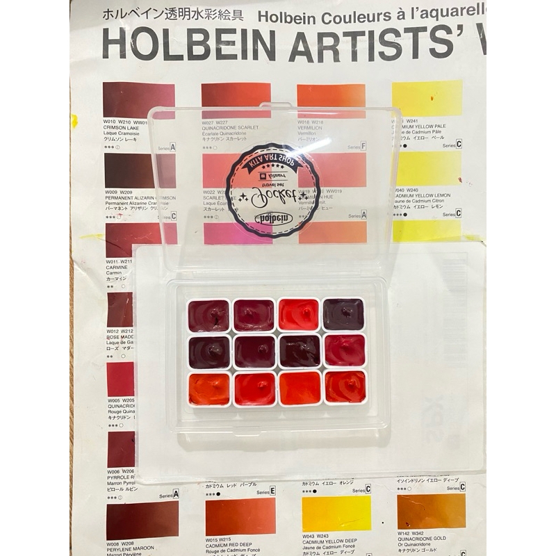 Màu nhũ pocket, màu nước pocket theo tone các hãng