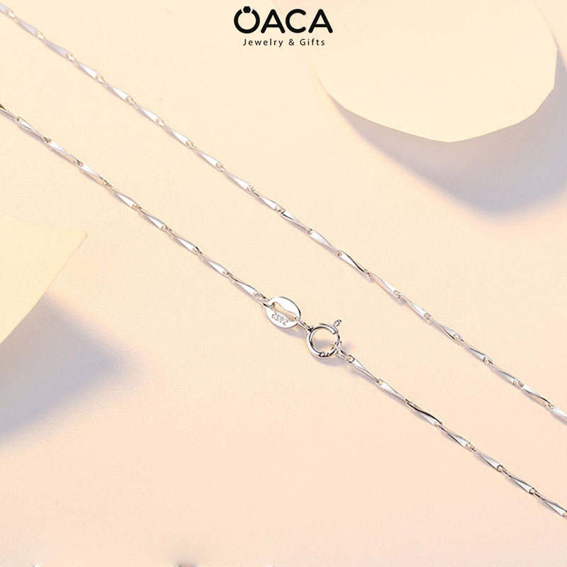 Dây chuyền trơn bạc ta Granola