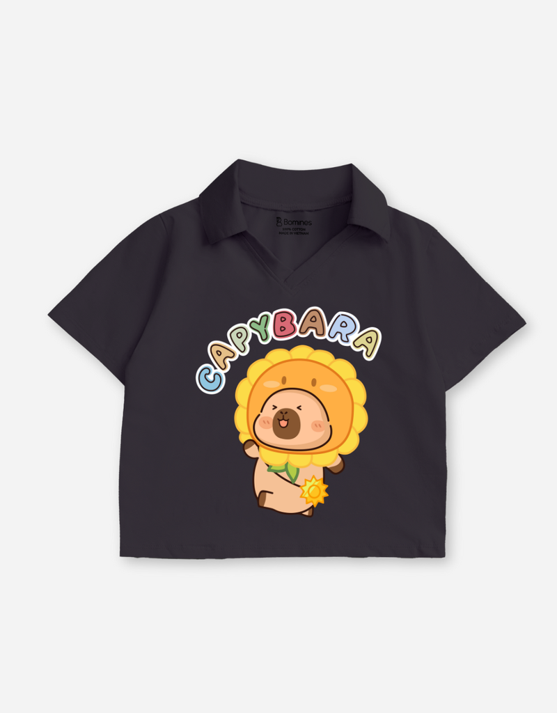 Áo bé gái Capybara