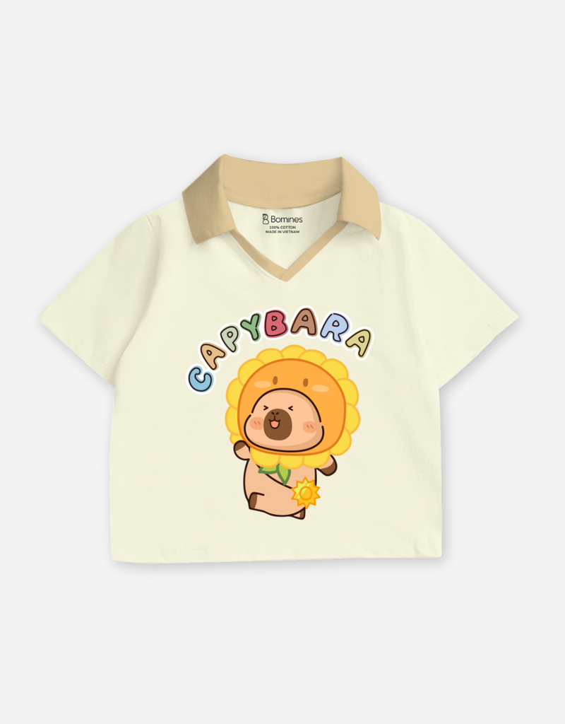 Áo bé gái Capybara