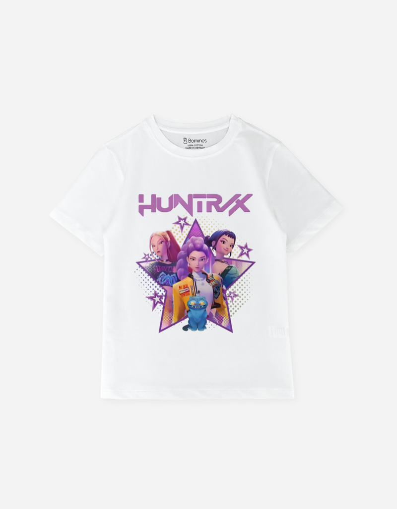 Áo thun bé gái Huntrix Bomines