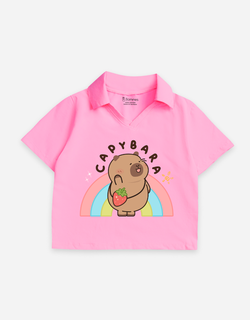 Áo bé gái Capybara