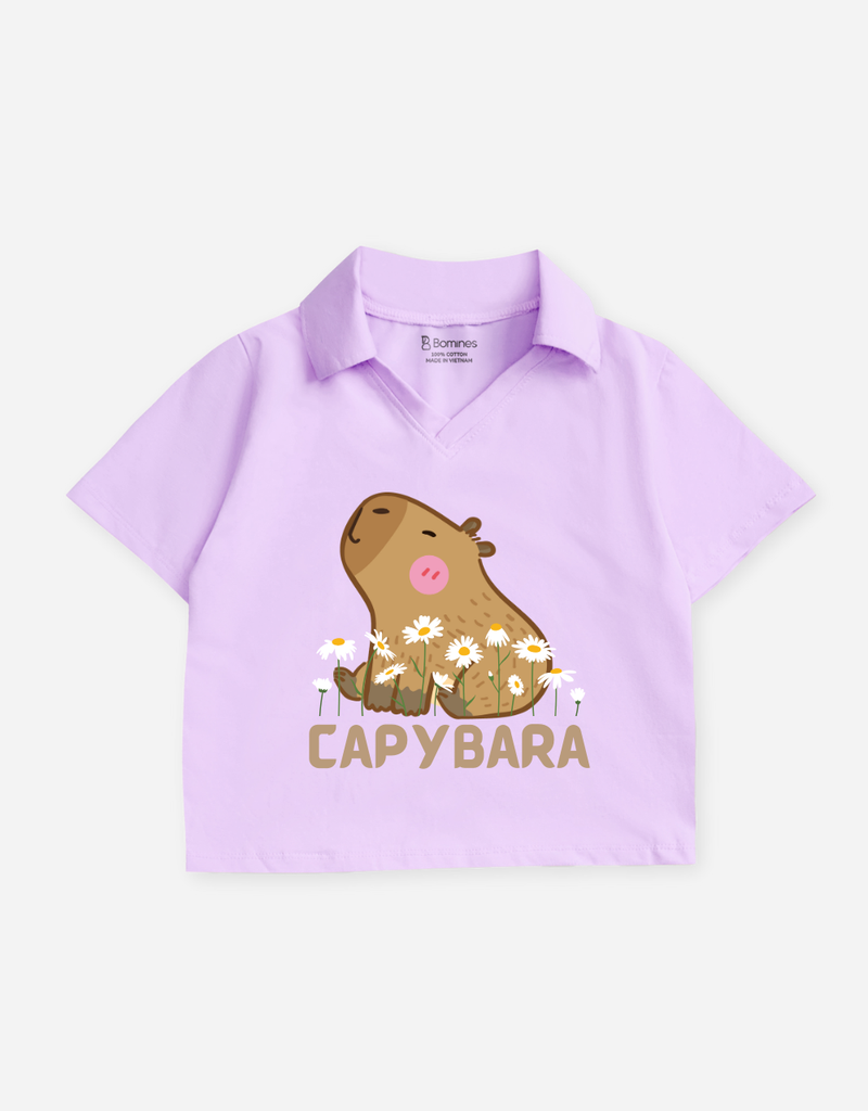 Áo bé gái Capybara