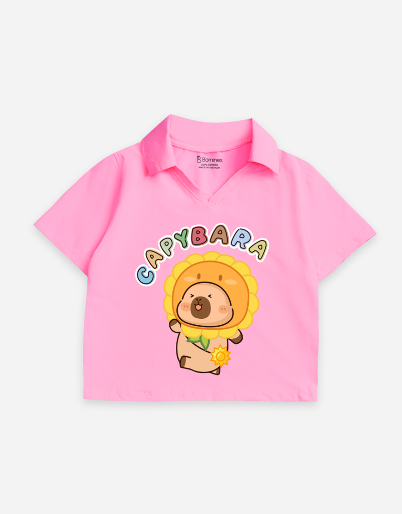 Áo bé gái Capybara