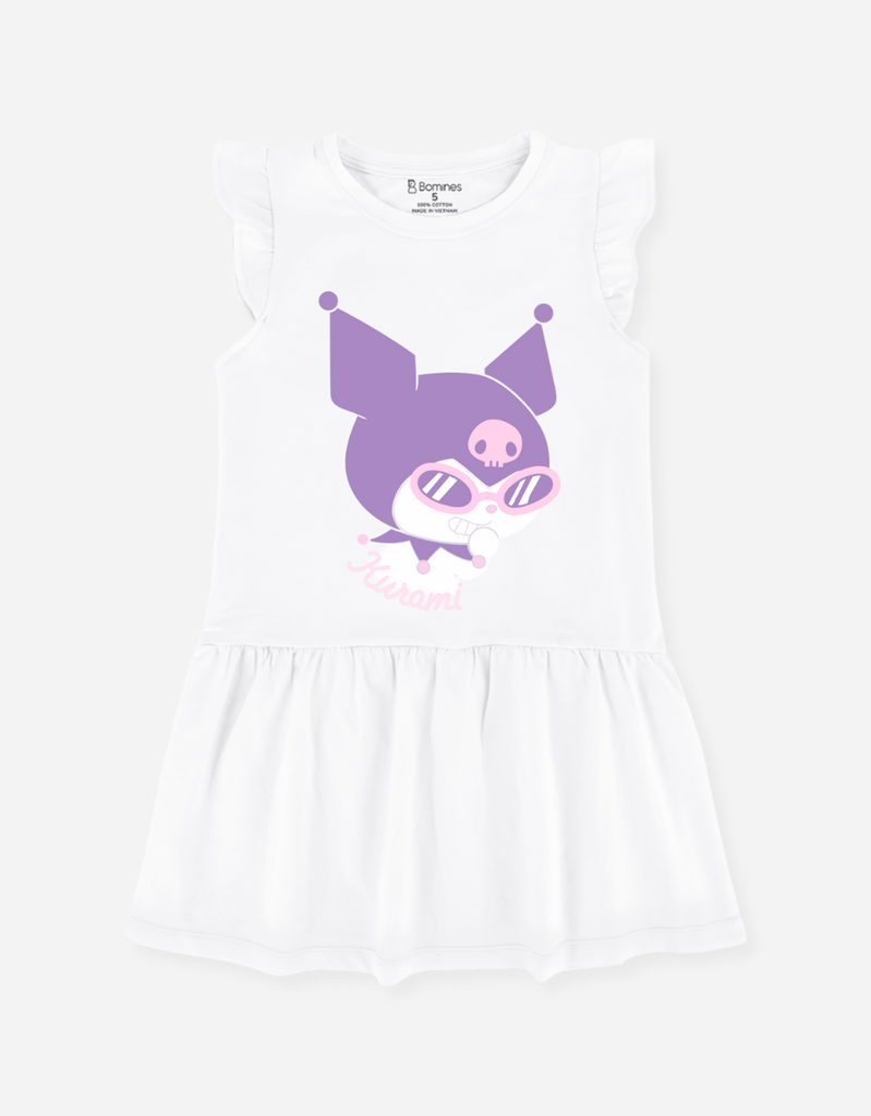 Váy bé gái Kuromi, Hello Kitty, Cinnamoroll, My Melody
