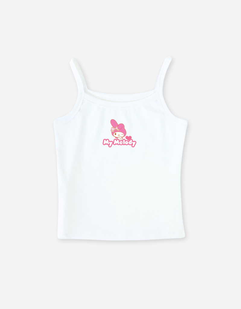 Áo bé gái thun rib cotton,  Áo 2 dây dáng ôm body