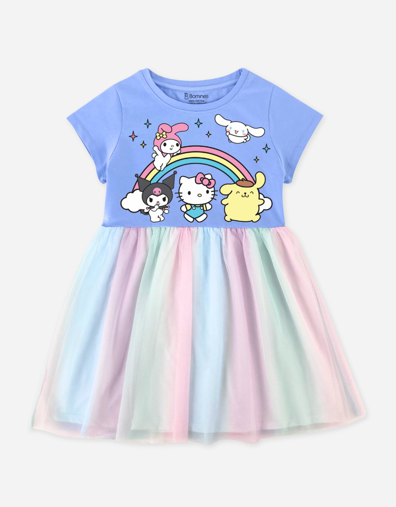 Váy bé gái phối lưới Sanrio