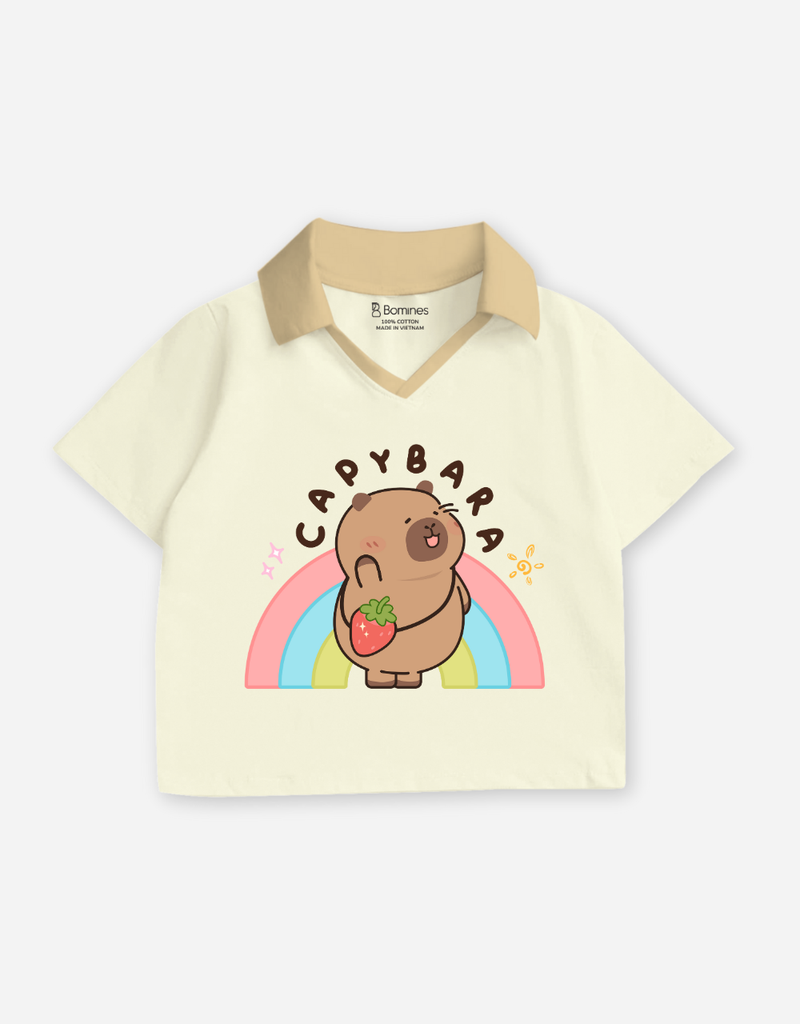 Áo bé gái Capybara