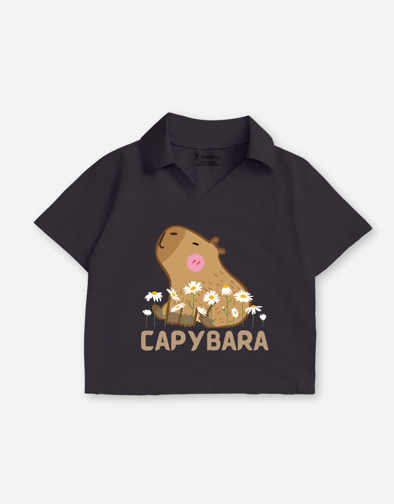 Áo bé gái Capybara