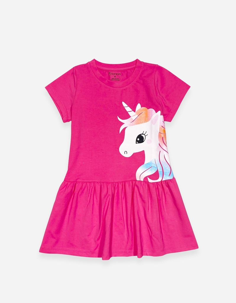 Váy bé gái tay ngắn Unicorn