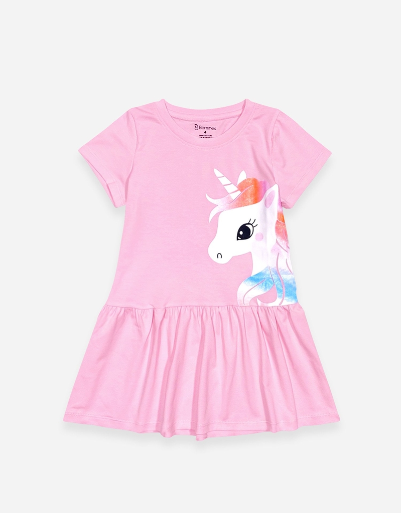 Váy bé gái tay ngắn Unicorn