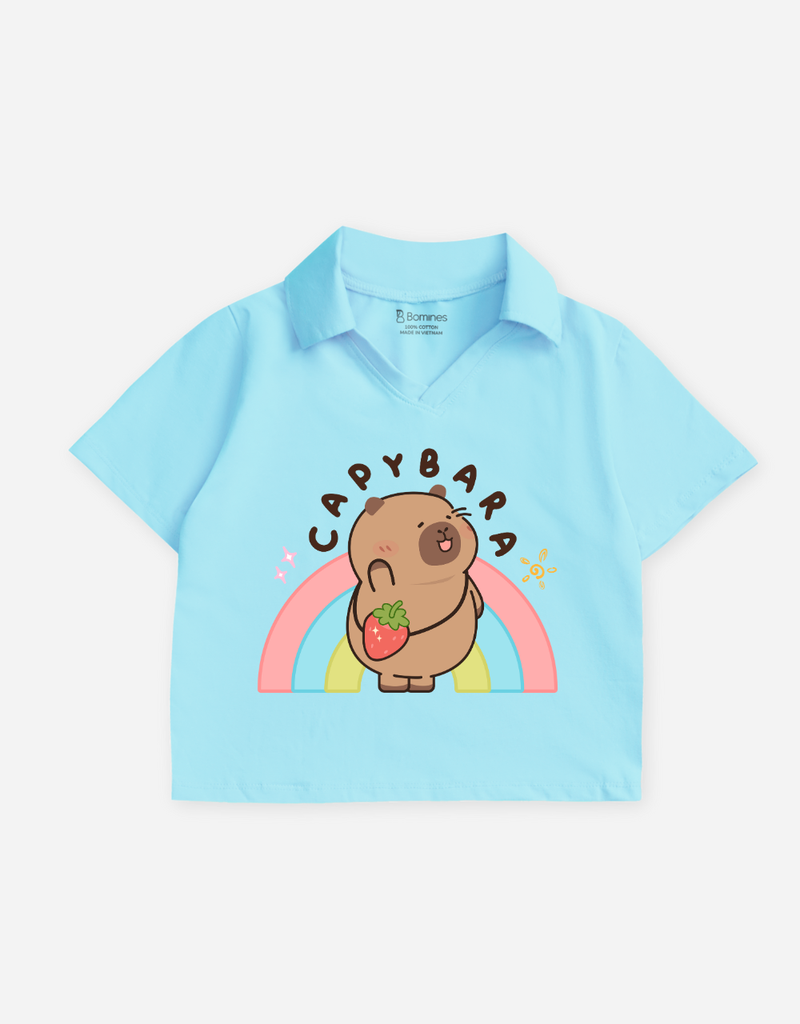 Áo bé gái Capybara