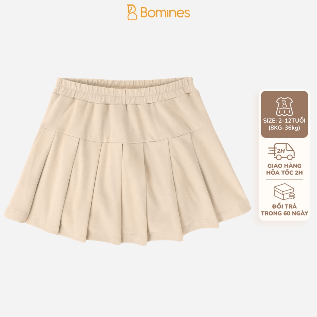 Chân váy bé gái nhiều hoạ tiết BOMINES