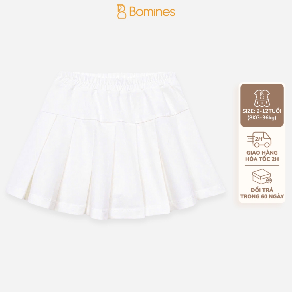 Chân váy bé gái nhiều hoạ tiết BOMINES