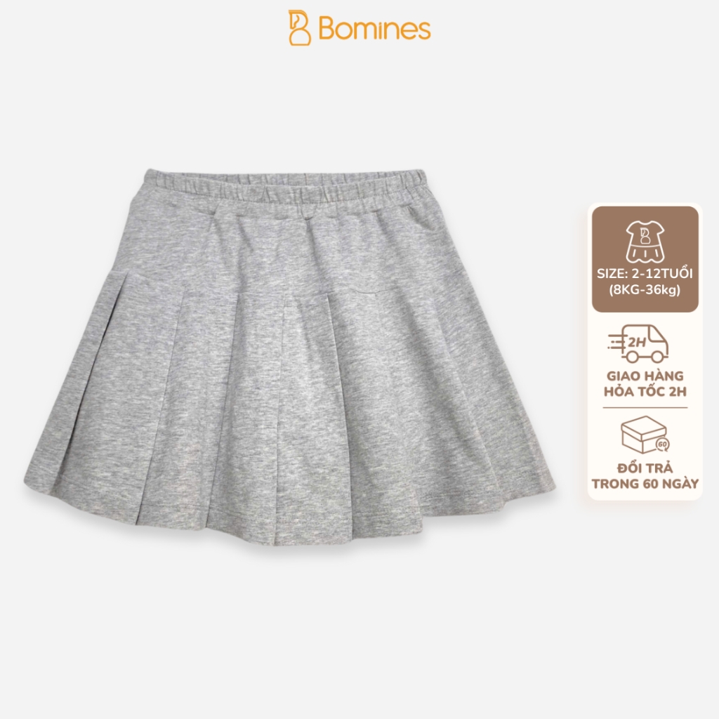Chân váy bé gái nhiều hoạ tiết BOMINES