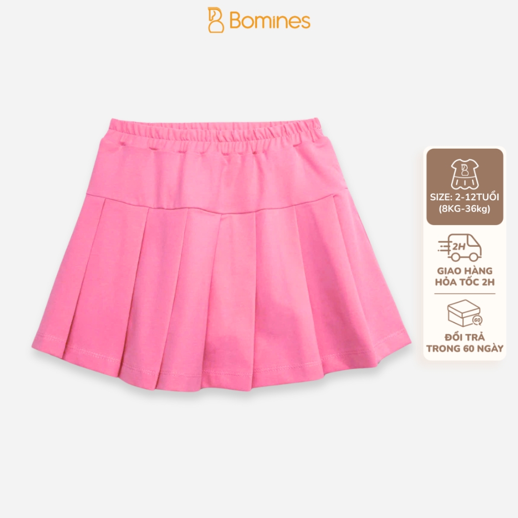Chân váy bé gái nhiều hoạ tiết BOMINES