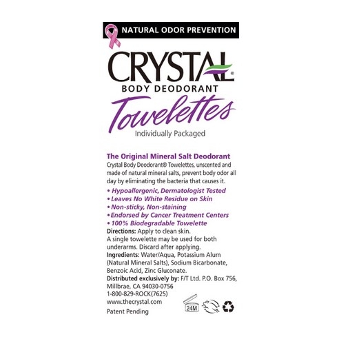 Khăn Khử Mùi Crystal